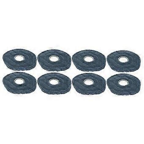 Lot de 8 lingettes lavables pour aspirateurs robots X10 Pro, Omni X8/X8pro et X9 Pro.