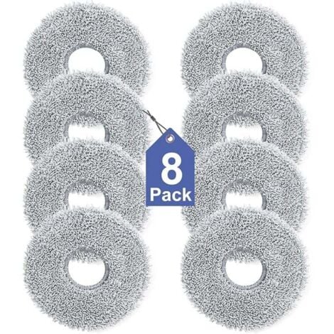 ALOVEZ Lot de 8 Lingettes pour Dreame L10s/L10/L20/X40/L40/X50/L50 Pro Ultra, Xiaomi X20 Pro/Max, Ecovacs Deebot T30 Pro OMNI, T30S Pro A