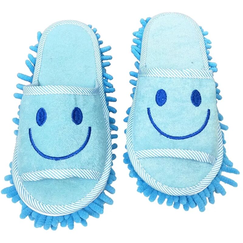 paire de pantoufles de vadrouille pour le nettoyage des sols, lavables, réutilisables, pantoufles anti-poussière en microfibre, chaussures de