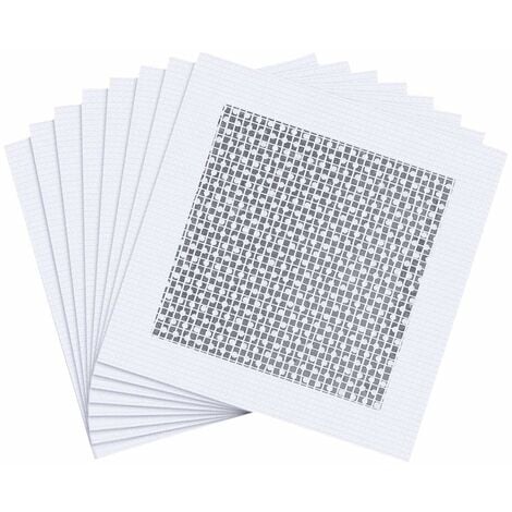 Lot de 8 patchs de réparation muraux en fibre de verre pour cloison sèche - Pour couvrir les fissures et les trous sur les clôtures en vinyle - Patchs autocollants en aluminium
