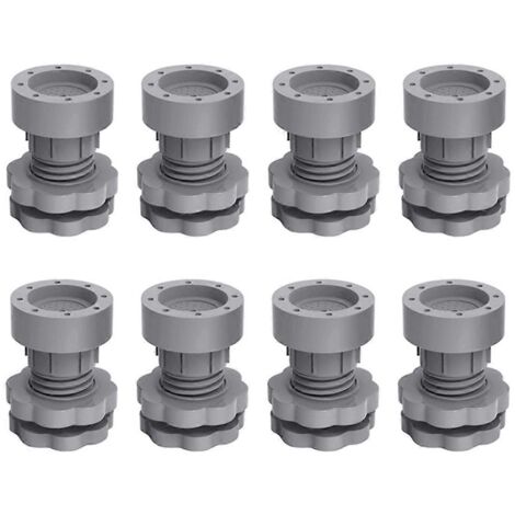 Lot de 8 patins anti-vibrations pour support de machine à laver ---