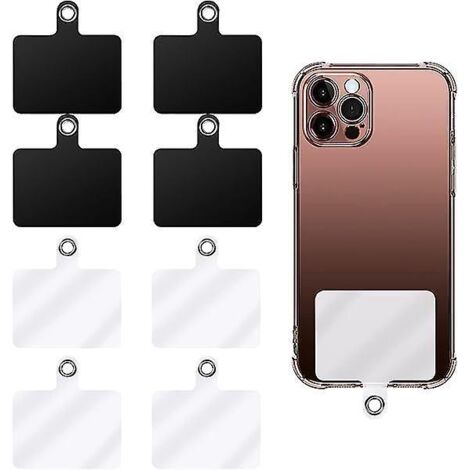 lot De 8 Pices De Rechange Pour Cordon De Tlphone Portable Avec Anneau En Mtal, Cordon Universel Pour Tlphone Portable, Compatible Avec La Plupart