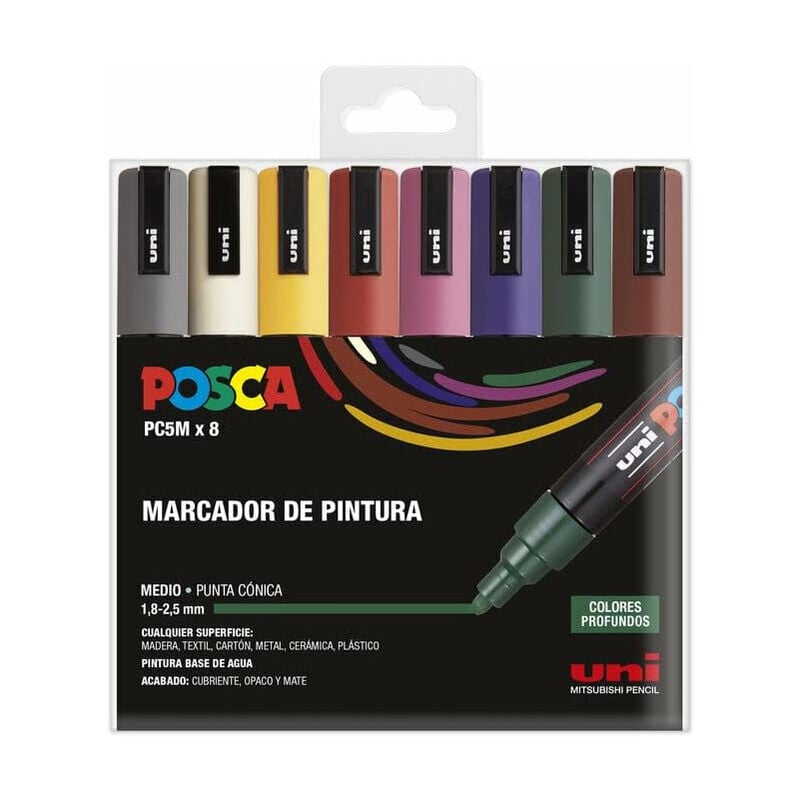 Lot de 8 pièces pc-5m pastel posca uniball 182634810
