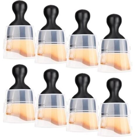 Lot de 8 Pinceaux de Nettoyage de Voiture,Pinceau À Détail Automatiques pour Roues Extérieur Bouches D'aération Moteur Intérieur