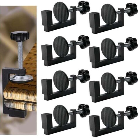 Lot de 8 pinces réglables pour meubles de jardin - Pinces pour meubles de jardin en rotin - Pinces pour meubles de canapé sectionnels pour maintenir les meubles ensemble