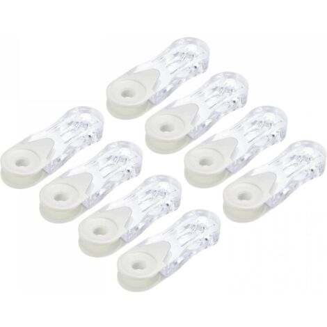 Lot de 8 poids de cordon de store 90 mm pour rideau de fenêtre et volet roulant vertical romain Blanc
