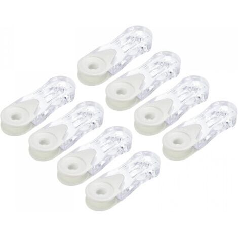 Lot de 8 poids de cordon de store 90 mm pour rideau de fenêtre et volet roulant vertical romain Blanc