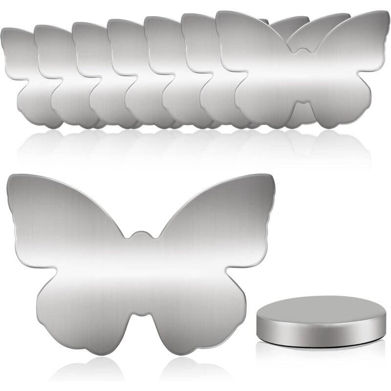 Lot de 8 poids de nappe, papillon magnétique, 55 g, poids magnétiques extra lourds pour nappes, rideau, rideau de douche etc.