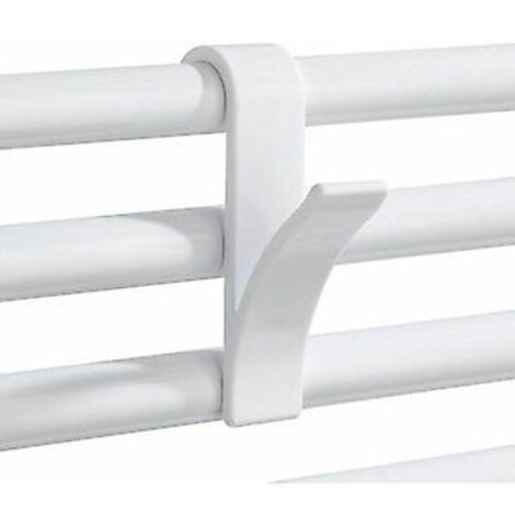 Lot de 8 porte-serviettes pour radiateurs de salle de bain