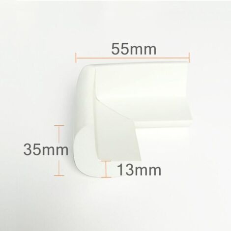 [Lot de 8] Protection Coin de Table, Mousse Souple Protection Angle Sécurité Bébé Angle Droit Anti-Chocs Protege de Coins avec Résistant Adhésifs pour Tables et Tout Meubles Pointus