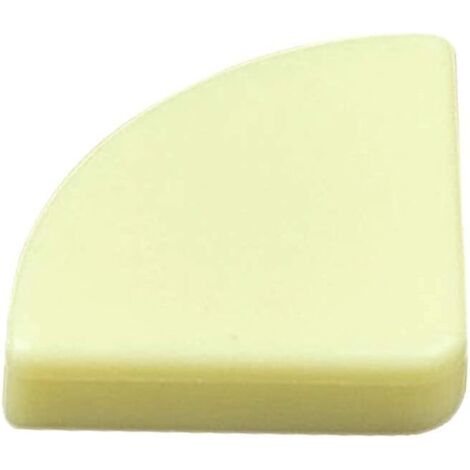Lot de 8 protections d'angle de bureau en silicone anti-collision, jaunes, pour enfants.