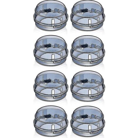 Lot de 8 protège-boutons de cuisinière à gaz pour la sécurité des enfants, verrou de sécurité pour four, protège-boutons de cuisine à l'épreuve des enfants