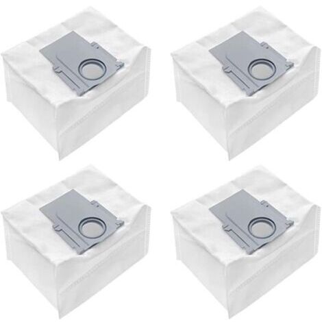 Lot de 8 Remplacement des Pièces De Rechange du Sac À Poussière De L'aspirateur. Compatible for Roborock S7 Maxv Ultra/Q7 Max +/S8 +/S8 Pro Ultra (Color : 4pcs)