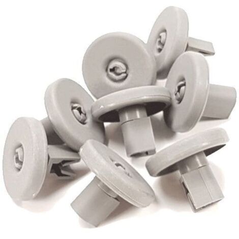 Lot de 8 roulettes panier inférieur (50286965004) Lave-vaisselle ZANUSSI, AEG, ELECTROLUX, IKEA, FAURE, ZANKER, IKEA ELECTROLUX, PROGRESS, ARTHUR MARTIN ELECTROLUX, NEW WORLD, LEONARD, JUNO, REX, ARTH