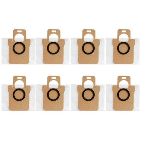 Lot de 8 sacs à poussière pour aspirateur robot X10+, Omni 1S, B101CN / Bot S10 S20 Pro, X10 L10 L10S Ultra.-AquaForge