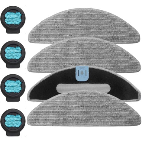 AIPERQ Lot de 8 serpillères de rechange pour iRobot Roomba Combo i8, i8+, i5, i5+, j5, j5+ aspirateur，Noyau d'eau combo J5/J7