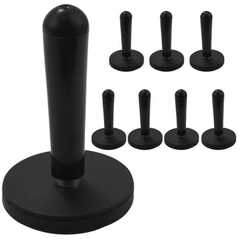 Lot de 8 supports magnétiques noirs pour covering de voiture, adhésifs et films adhésifs.