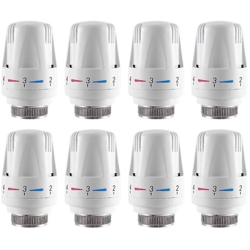 Fei Yu - Lot de 8 têtes de rechange pour vanne de radiateur thermostatique