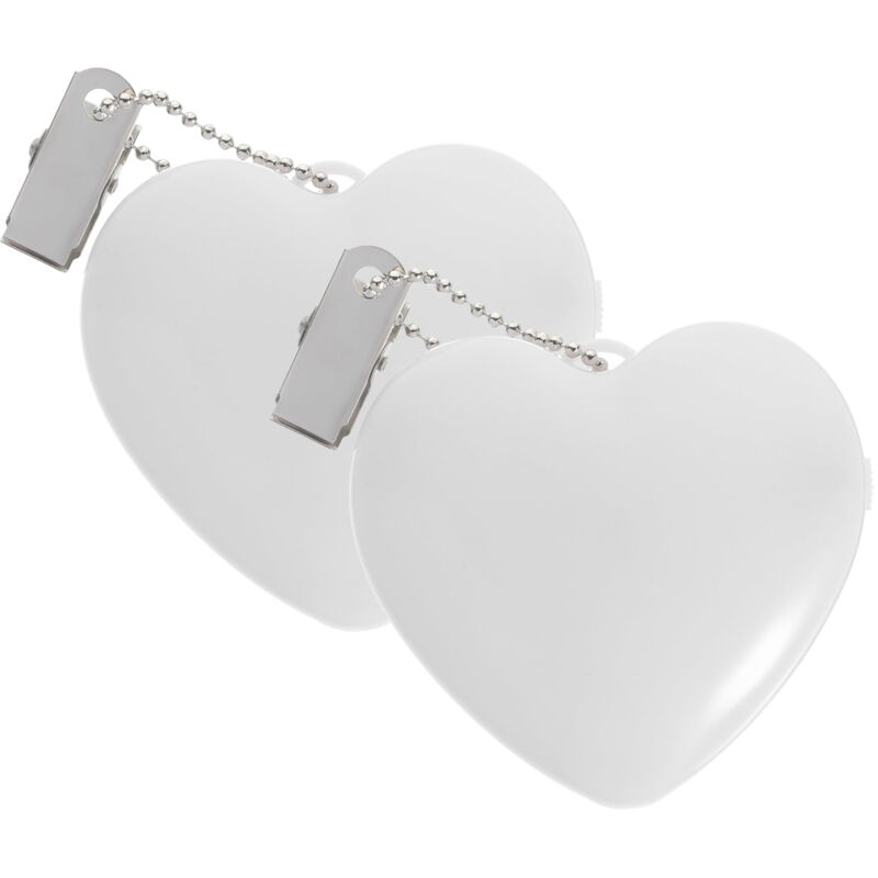 Lot de 8 veilleuses en forme de cœur pour sacs à main, porte-monnaie, lampes de nuit, lampe de lecture, veilleuse pour filles, veilleuse pratique