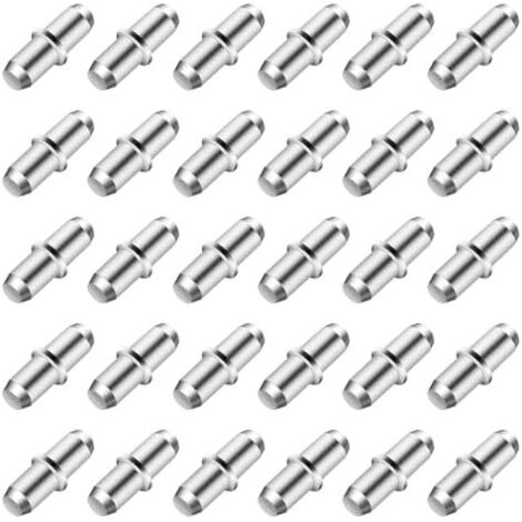 Lot de 80 supports d'étagères 5 mm,broches d'étagères, pour étagères, planches d'armoire, armoires cuisine, armoires, bois, verre, etc -