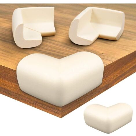 Lot de 8Protection Coin de Table,Mousse Souple Protection Angle Sécurité Bébé Angle Droit Anti-Chocs Protege de Coins avec Résistant Adhésifs pour Tables et Tout Meubles Pointus(Pas d'Odeur)