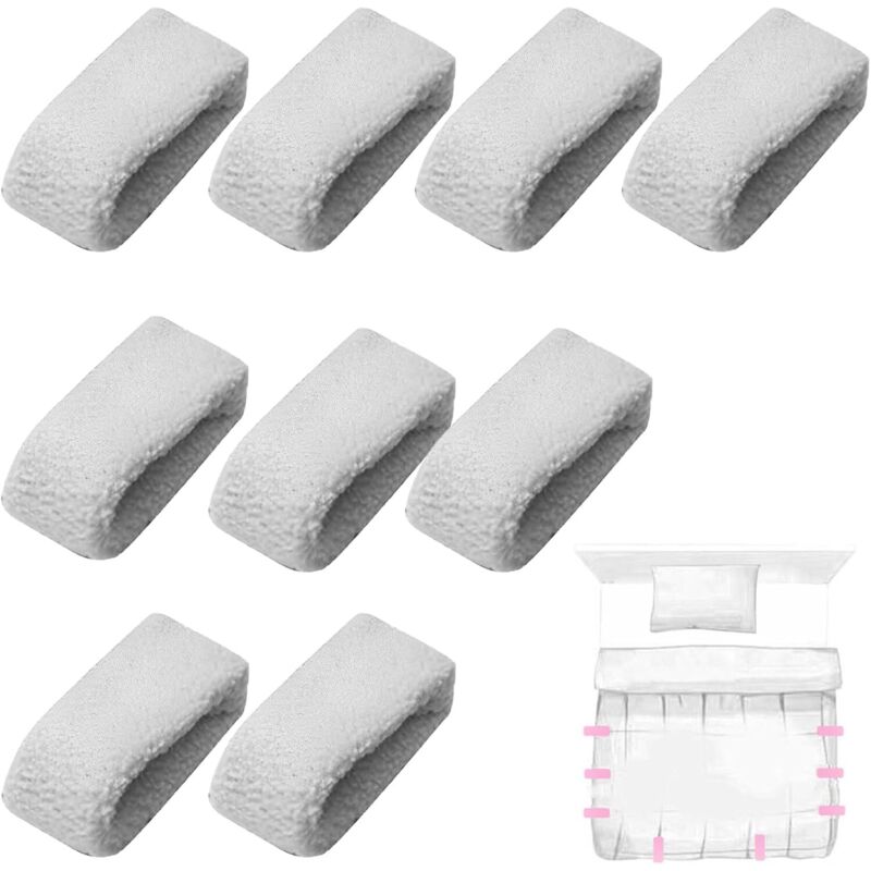 Lot De 9 Attache Couette, Attache Drap Housse,Attache Drap Housse,Attache Couette,Enfile Couette,Pince Drap Housse Matelas,Clips De Couette