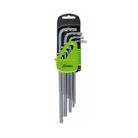 Lot de 9 Clés mâle TORX percées