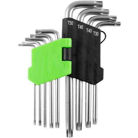 Lot de 9 clés Torx longues  JBM53739