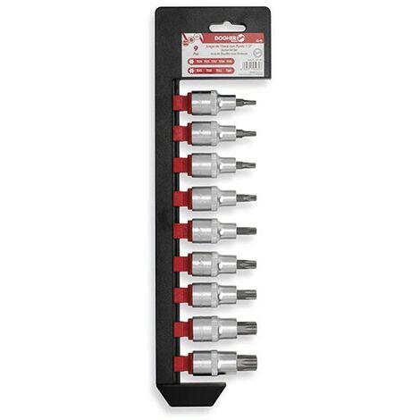 Lot de 9 douilles Torx sec 1/2  DOGHER 537-051