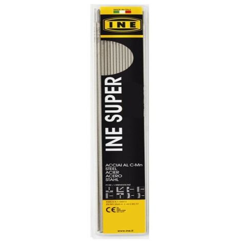 Lot de 9 Electrodes Acier 3,2 x 350mm Baguettes enrobées Soudure toutes positions INE