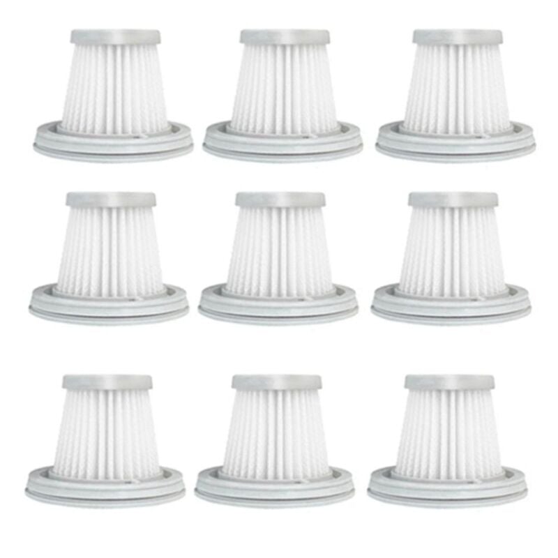 Fei Yu - Lot de 9 filtres Hepa pour aspirateur portable Xiaomi Mijia Ssxcq01xy