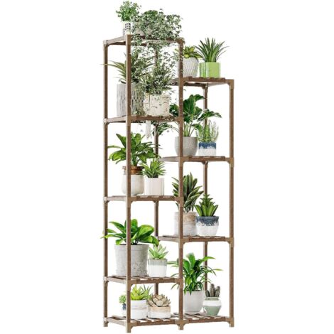 Lot de 9 supports pour plantes d'intérieur et d'extérieur - Pour salon, balcon et jardin