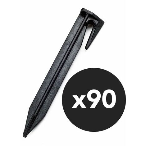 Lot de 90 piquets de fixation de câble périmétrique robot tondeuse 119461