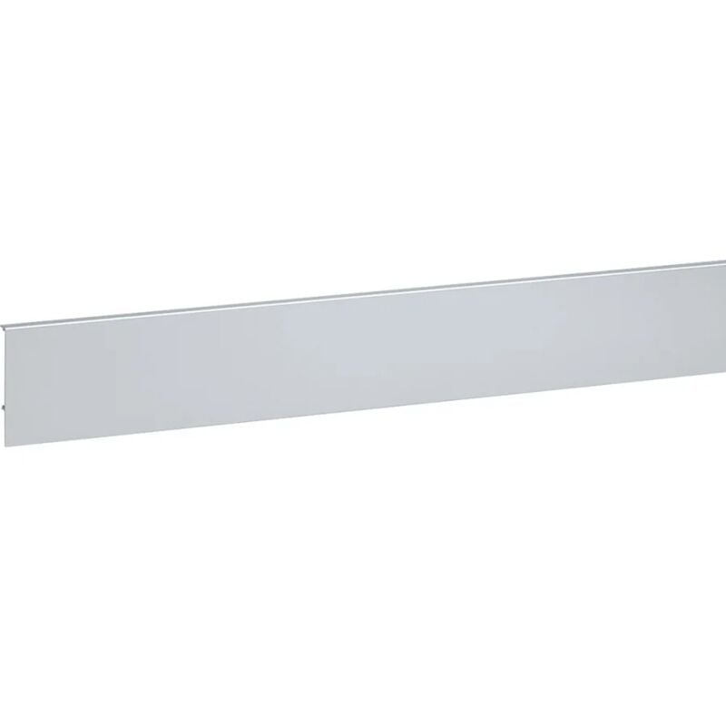 Hager - Couvercle pour plinthe SL15100 alu SL151002D1