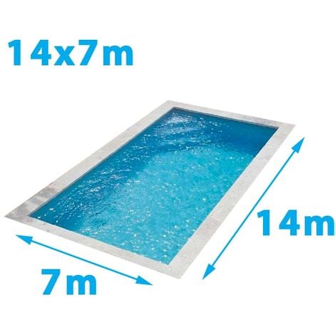 Lot de coffrage ALU complet pour piscine 14 X 7 mètres (hauteur 1,50 mètres) coffrage MODALU