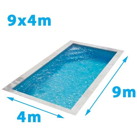 Lot de coffrage ALU complet pour piscine 9 X 4 mètres (hauteur 1,50 mètres) coffrage MODALU