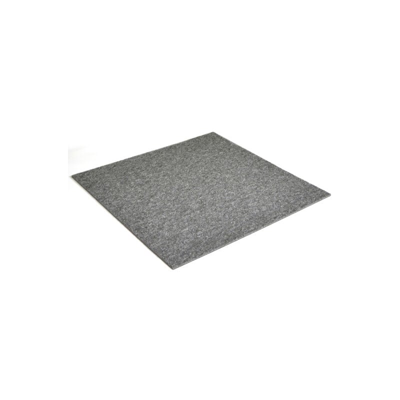 Décoweb - Lot de dalles moquette U3P3 - Gris argent