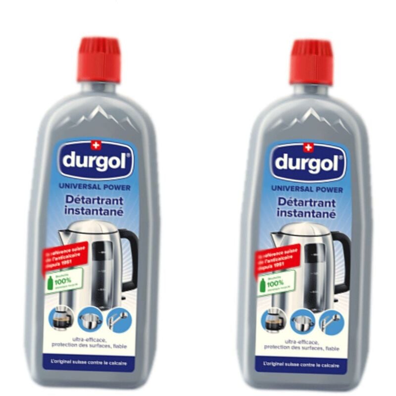 Lot de détartrants DURGOL universel 750ML (DU115) Cafetière, Machine à Café