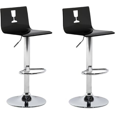 Lot de deux chaises de bar modernes et élégantes