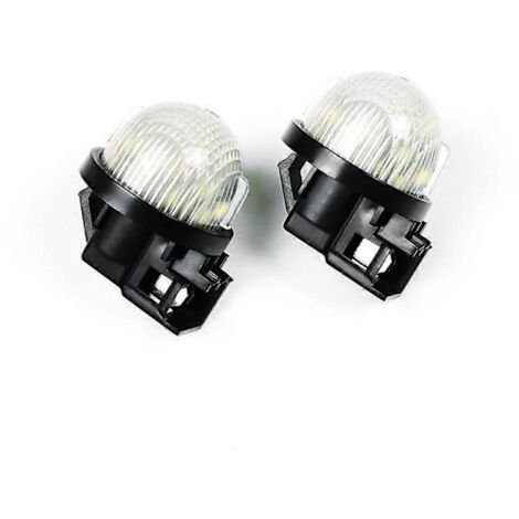 Lot de deux feux de plaque d'immatriculation LED pour Jimny JB64 JB74 modèles 2019 2020 2021, blanc type S.