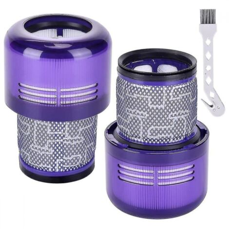 Lot de deux filtres de rechange lavables pour aspirateurs Dyson V11, V15, SV14 et SV22