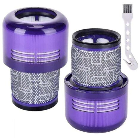 Lot de deux filtres de rechange lavables pour aspirateurs Dyson V11, V15, SV14 et SV22