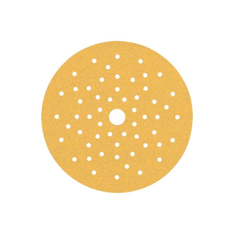 Professional 50x Expert C470 papier de verre multiperforé (pour bois dur, peinture sur bois, ø 150 mm, 100 grains, accessoires pour ponceuse