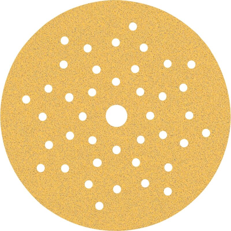 Accessoires 50x Expert C470 papier de verre multiperforé (pour bois dur, peinture sur bois, ø 125 mm, grain 80, Accessoires Ponceuse excentrique).