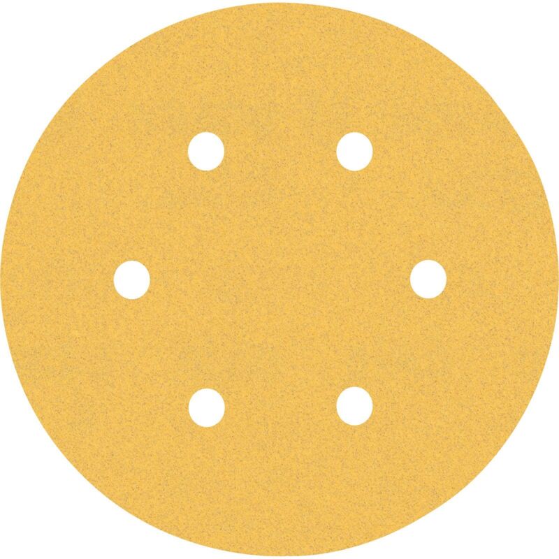 Bosch - 50x Expert C470 Papier abrasif à 6 trous pour ponceuse excentrique 150 mm g 120 - 2608900921