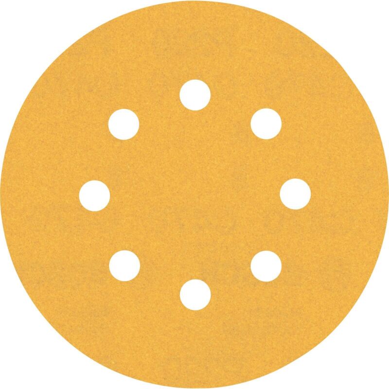 Professional 50x Expert C470 with 8 trous (pour bois dur, peinture sur bois, ø 125 mm, grain 220, accessoires pour ponceuse excentrique). - Bosch