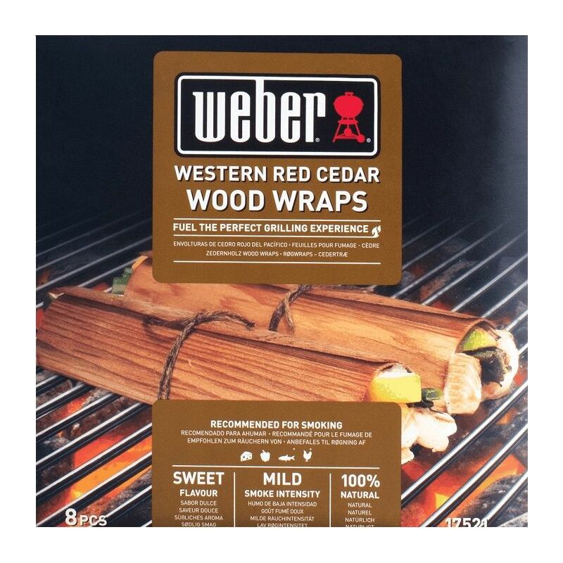 Weber - Wraps cèdre de bois rouge