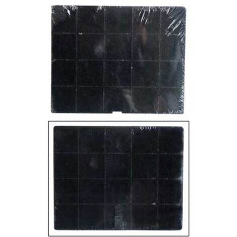 AIR FORCE LOT DE FILTRES À CHARBON DHK470AE1 238x190x10 MM POUR HOTTE DE DIETRICH
