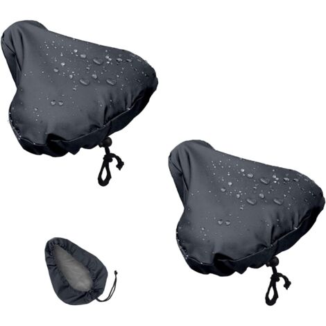 Lot de housses de selle de vélo imperméables et élastiques, protection déperlante et anti-poussière, compatibles avec la plupart des selles de vélo.-AquaForge