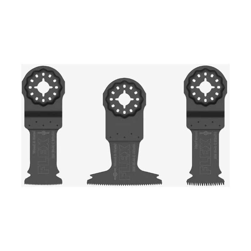 Flex - Lot de lames de Scie Starlock bois et métal